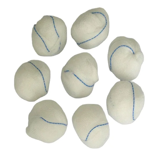 Хлопковые шарики для стоматологической марли