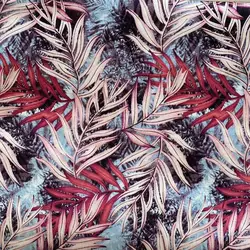 ISP Textile 45s soft challis rayon fabric plain fabric rayon floral printed tecido viscose material viscose 100% rayon fabric