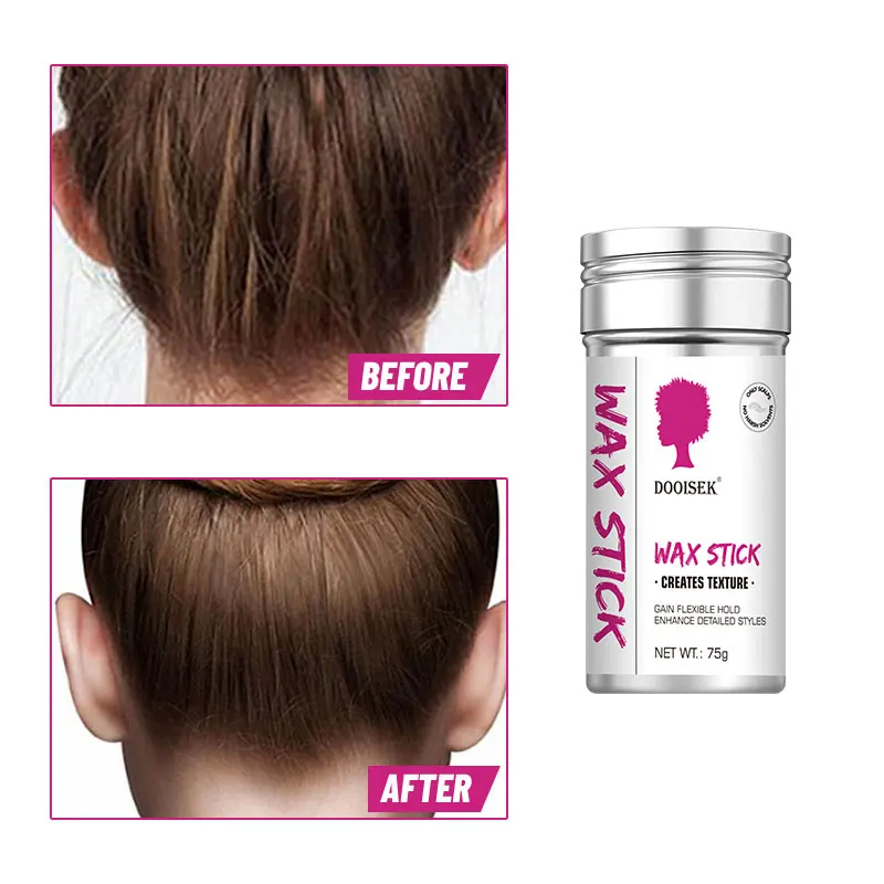 New Arrivals Hair Wax Stick Styling Hair Pomade Stick Non-greasy Texture Moisturizing Long-Lasting Styling Hair Wax Stick
