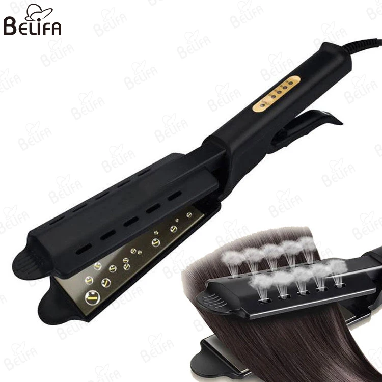 Hair Straightener Four-gear temperature adjustment Ceramic Tourmaline Ionic Flat Iron Curling iron Hair curler For Women hair