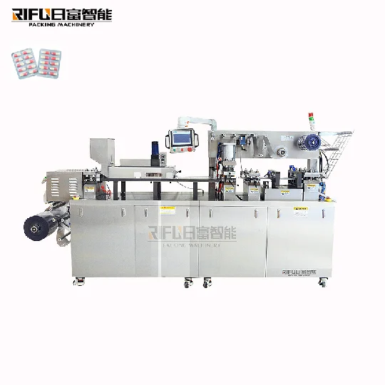 Automatic Alu Alu Aluminum Plastic Tablet Blister Packing Machine Pill Soft Gel Capsule Blister Packing Machine