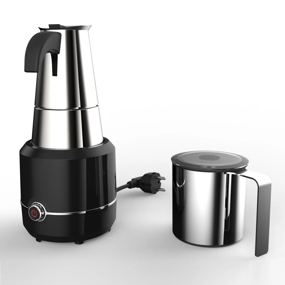 
Stainless Steel Automatic Coffee Foamer Electronic Milk Frother Machine 