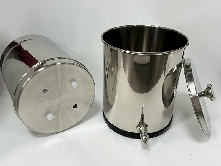 Factory Customized LOGO 6L 9L 12L Portable Outdoor Camping 304 Stainless Steel System Gravity-fed Water Purifier Filter System