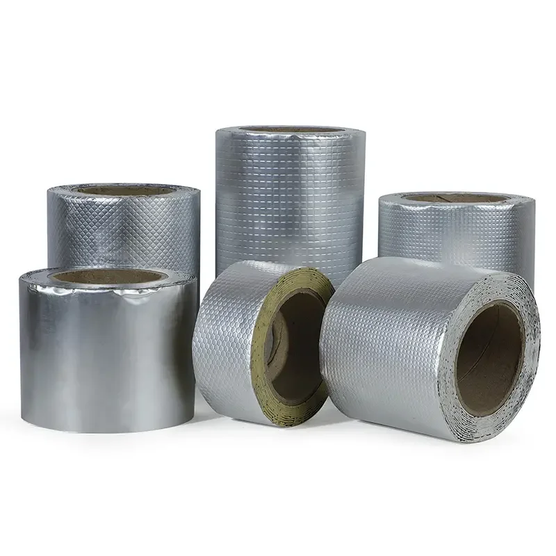 ZHB Aluminum Foil Butyl Rubber Waterproof Adhesive Sealing Mastic Roofing Sealant Tape For Roof Leak Repair Butyl tape