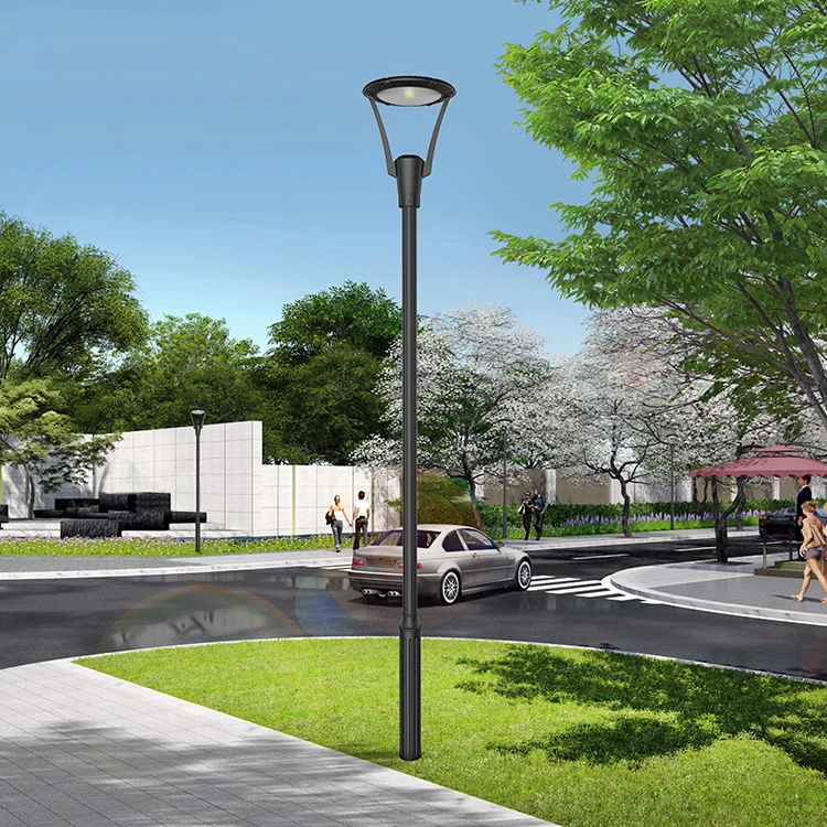 HOMBO Remote Management Ip65 Waterproof Outdoor Public Park Lighting 30 40 50 60 80 Watt LED Garden Light