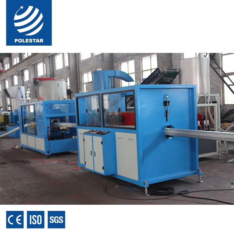 Polestar Machinery Simple Handle Braided Plastic Hose Extruding Pipe Making Machine Pvc