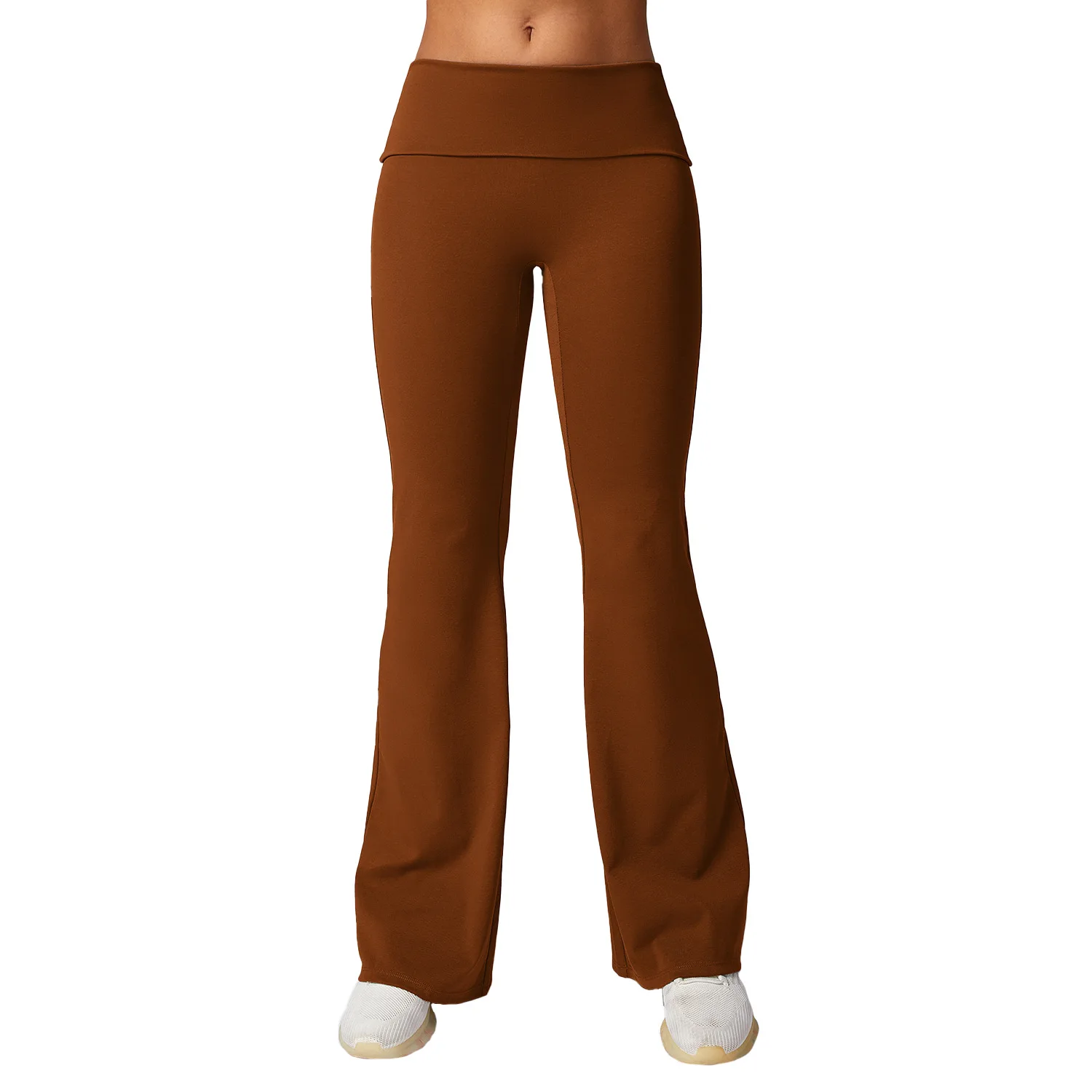 L801012 Custom High-Waisted Hip Lift Flare leggings Naked Wide Leg Tight Yoga Pants Casual Sports Micro Cropped Fitness legging