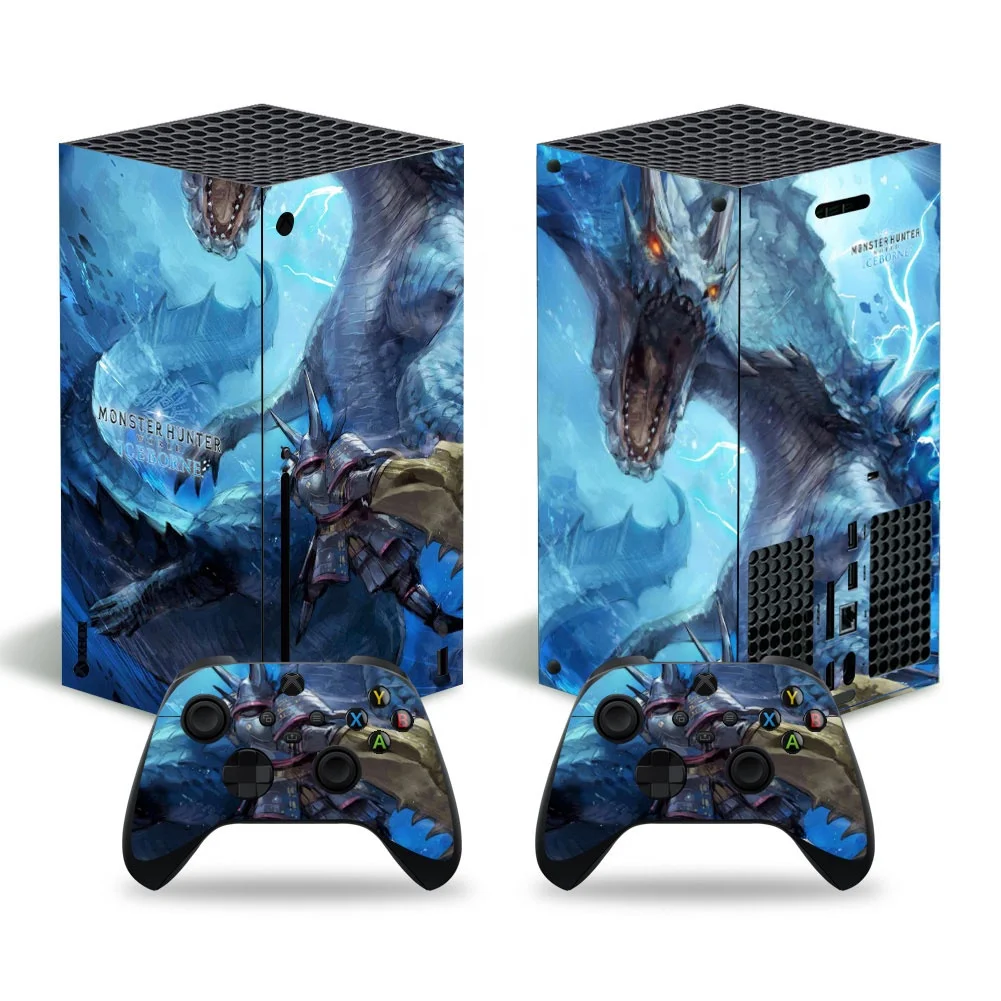 New Game Skin Sticker Decal Cover for Xbox Series X Console and 2 Controllers Xbox Series X Skin Sticker Vinyl