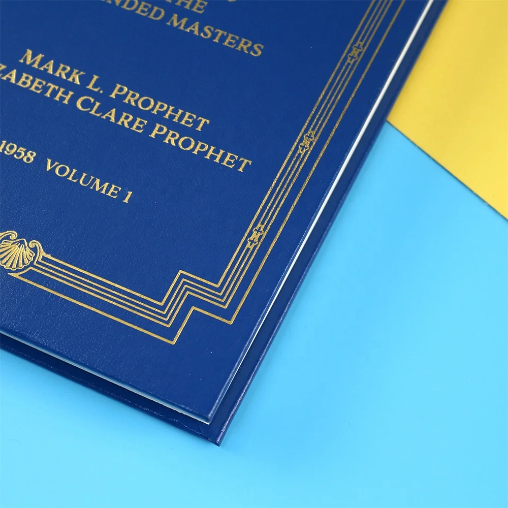 Print On Demand Full Color Gold Foil Stamping Novel Book Sewn Binding Hardcover Book Printing Service