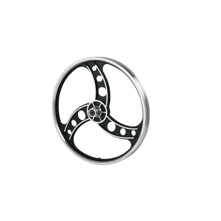 Cheap e-scooter, e-motor, die cast bicycle wheel rims