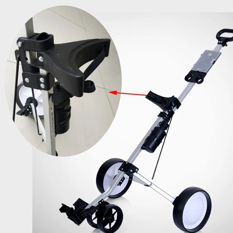 Foldable Golf trolley with water bottle