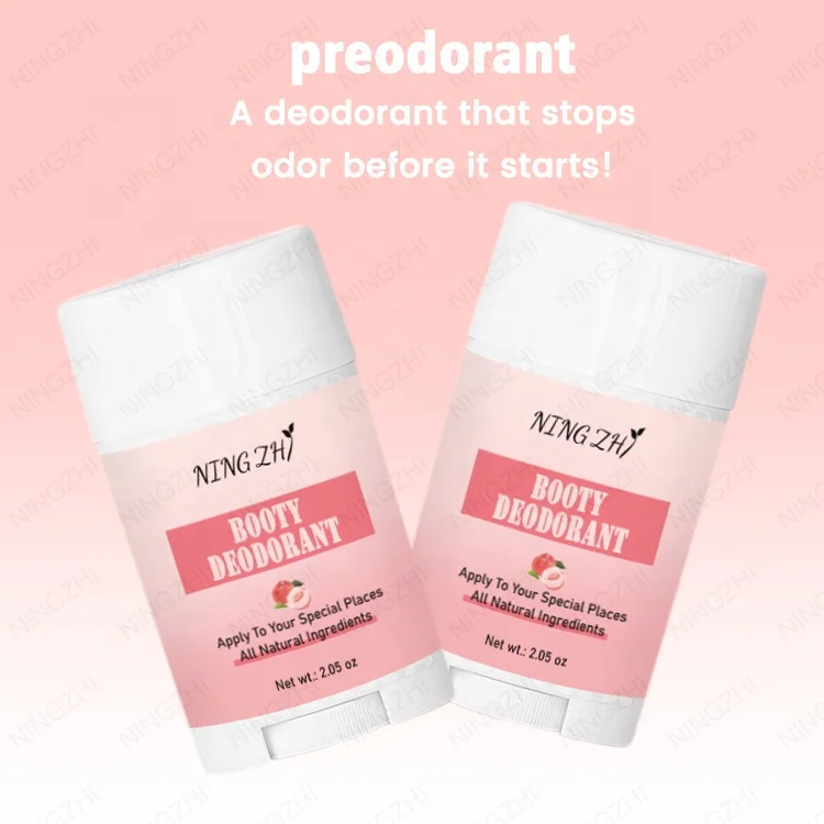 Custom logo Anti sweat Cruelty Free Deodorant Stick For Women Booty Deodorant