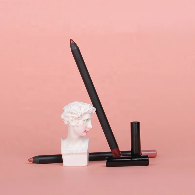 Dark Brown Lip Liner  Pencil 13 Colors Custom  Private Label Pigment Lip Liner Makeup