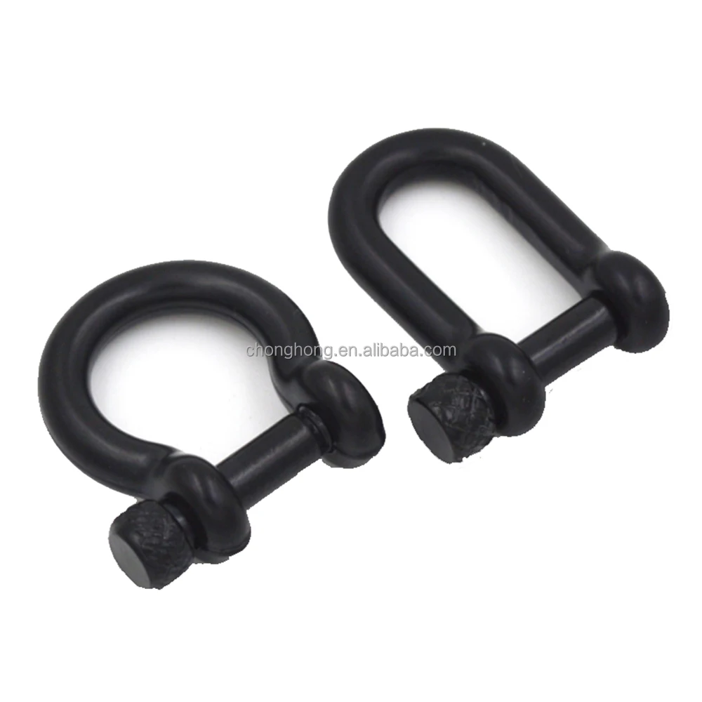 Durable Quality SS304 SS316 Bow Shackle Black 5mm Shackle Stainless Steel Shackle