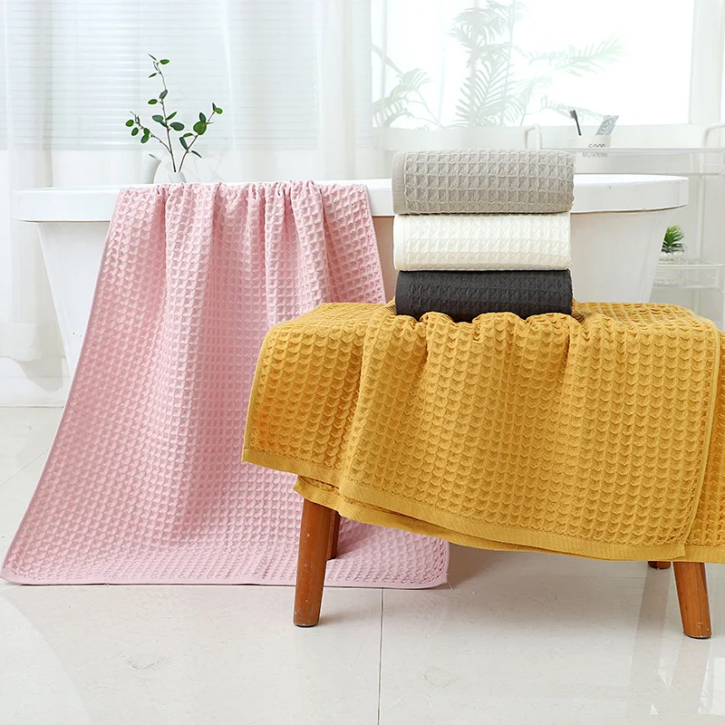 Waffle Towel Absorbent Fashion Home Towel Skin-friendly Face Towel Home Textiles Best Selling Bathroom Products