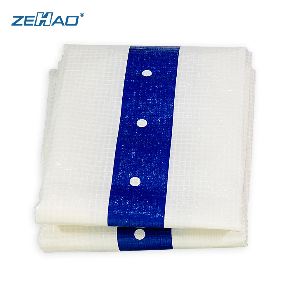 Zehao Flame Retardant Fire Resistant Waterproof Reinforced PE tarpaulin Scaffolding Tarpaulin