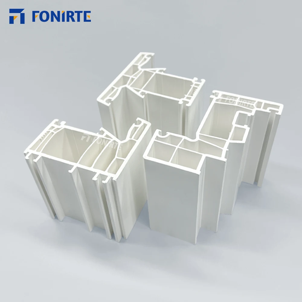 Europe Russia hot sale OEM ODM pure white 82mm series casement pvc profile windows and door upvc profile