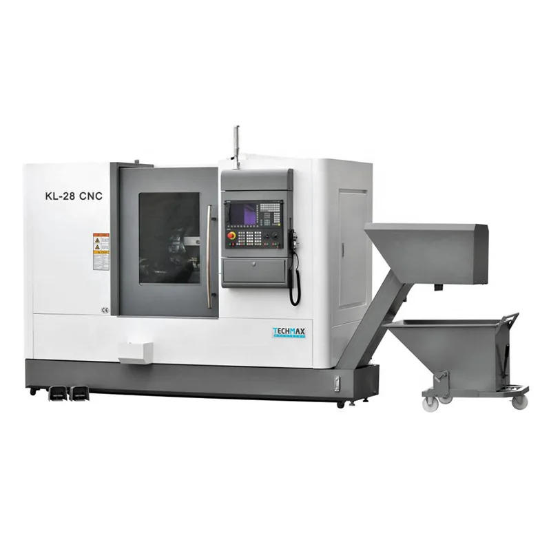 KL28 shenyang automatic pool cue Machine 3 jaw lathe chuck Tool Slant Bed Declined Bed CNC Lathe Machine