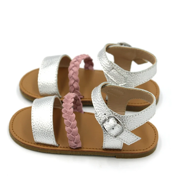 
Wholesale Customize School Type Genuine Leather Sandal Shoes For Kids Girl 