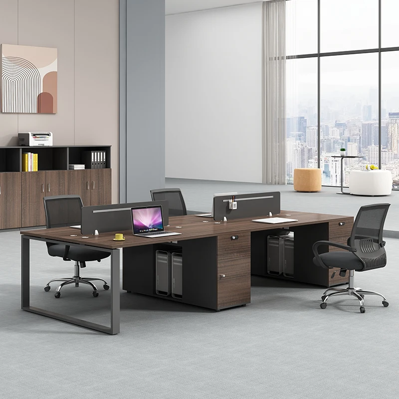 office partition table Staff desk Cubicle workstation Bureau de travail modular office table commercial Office Furniture set