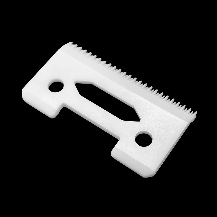 Easy Cleaning White Ceramic Hair Clipper Separate Teeth Blade