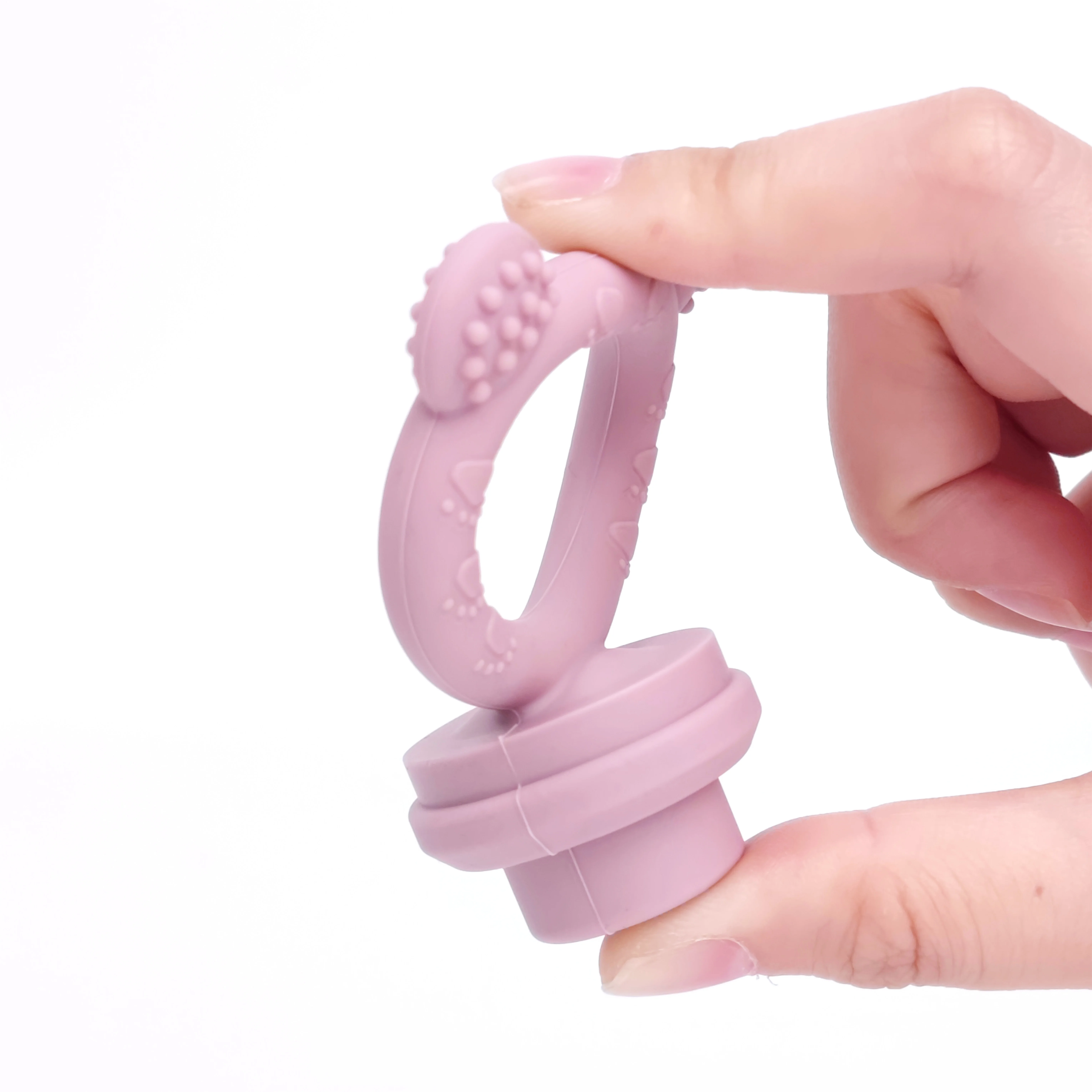 Bear Design Baby Feeding Fresh Food Feeder Bite Toddler Fruit Pacifier Silicone Teething Toy For Baby