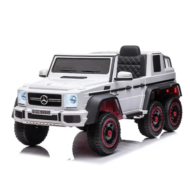 Лицензионный 6-колесный Mercedes Benz AMG 12 В Электрический привод 4 колеса для детей ездить на автомобиле