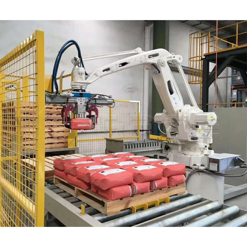 GATE 180KG Automatic Industrial Robot Wood Pallet Palletizer Robotic Palletizer For Pails