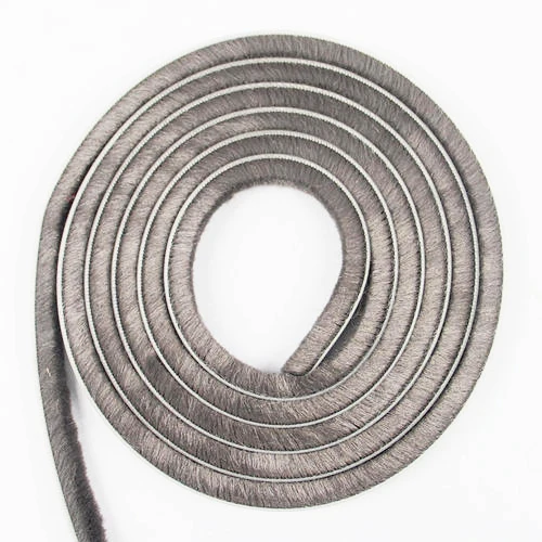 Non-silicified Normal Weather Strip Mohair Weather Stripping Weather Brush Wool pile Sealing Brush