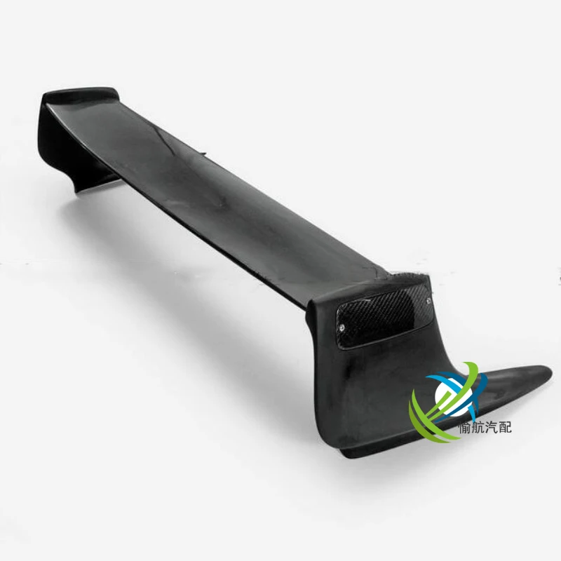 For  mk4 MKIV JZ80 TRD Style Fiberglass Rear Trunk Spoiler Wing with carbon fiber spoiler end caps