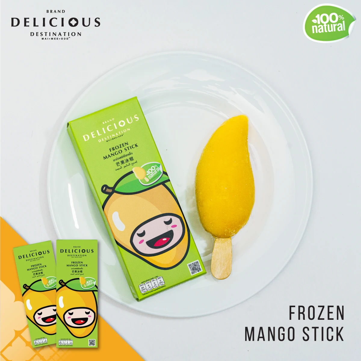 Delicious Passionate Mango Ice Cream Popsicles