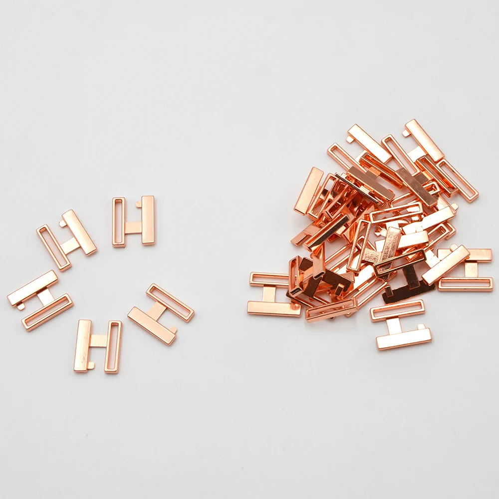 Customized Rustless Metal buckle Bikini connector Swimwear closure clasp