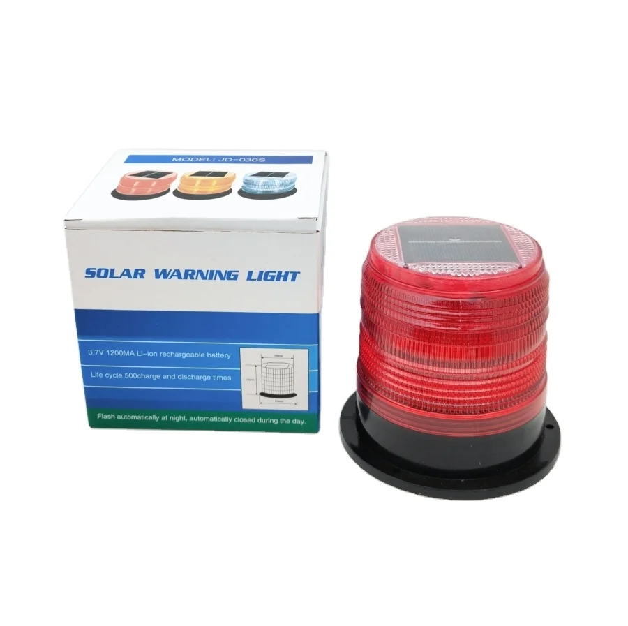 Solar Traffic Flash Led Warning Strobe Light Road Safety Led Vehicle Car Emergency Flashing Strobe Warning Lamp Lights