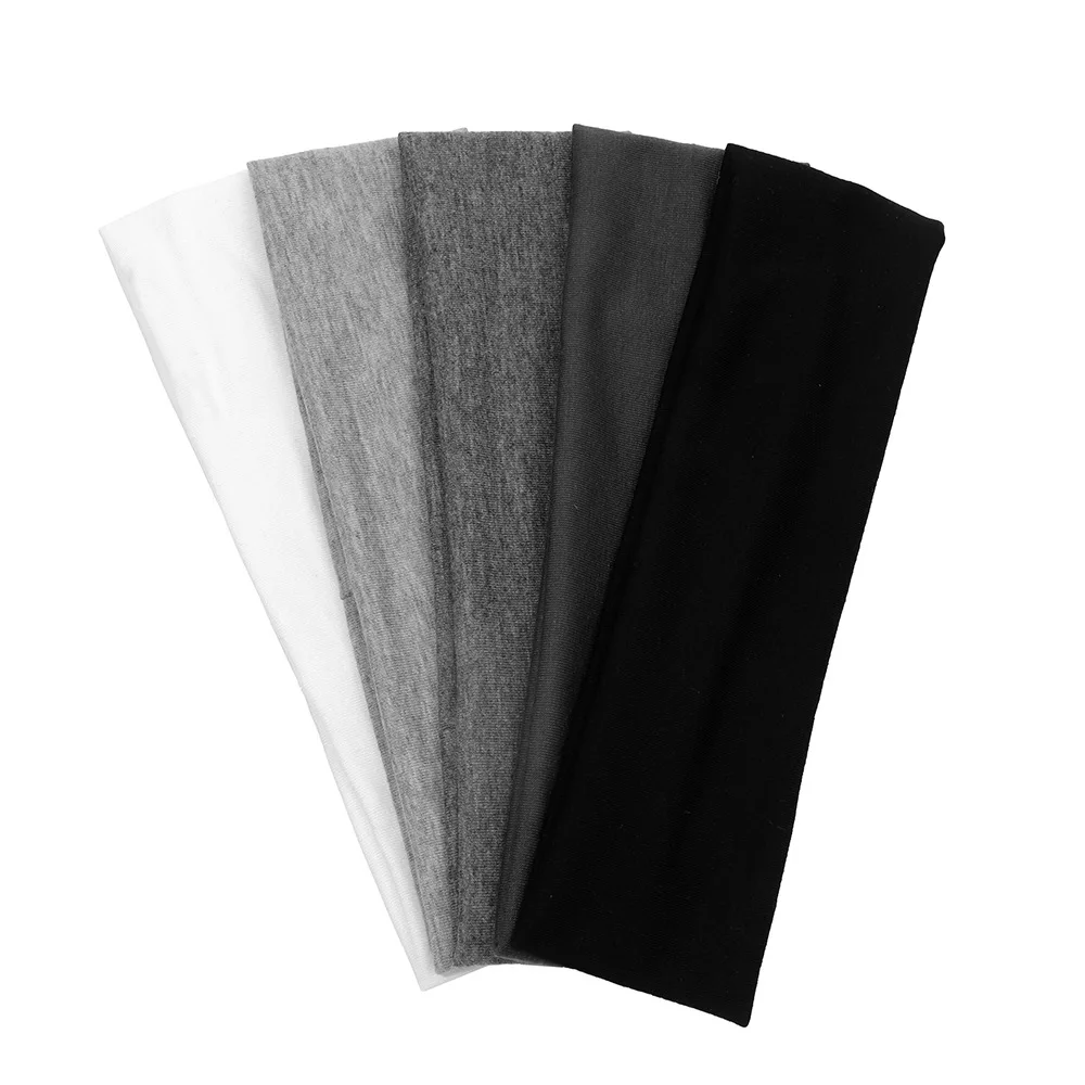 Cotton Elastic Yoga Headband for Teens Women Girls Soft and Stretchy Sports Fashion Accessory for Hair H16