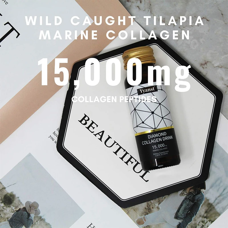 OEM/ODM Private Label 15,000mg Collagen Peptides Oral Liquid Support Healthy Skin Hair & Nails Collagen Peptides Oral Liquid