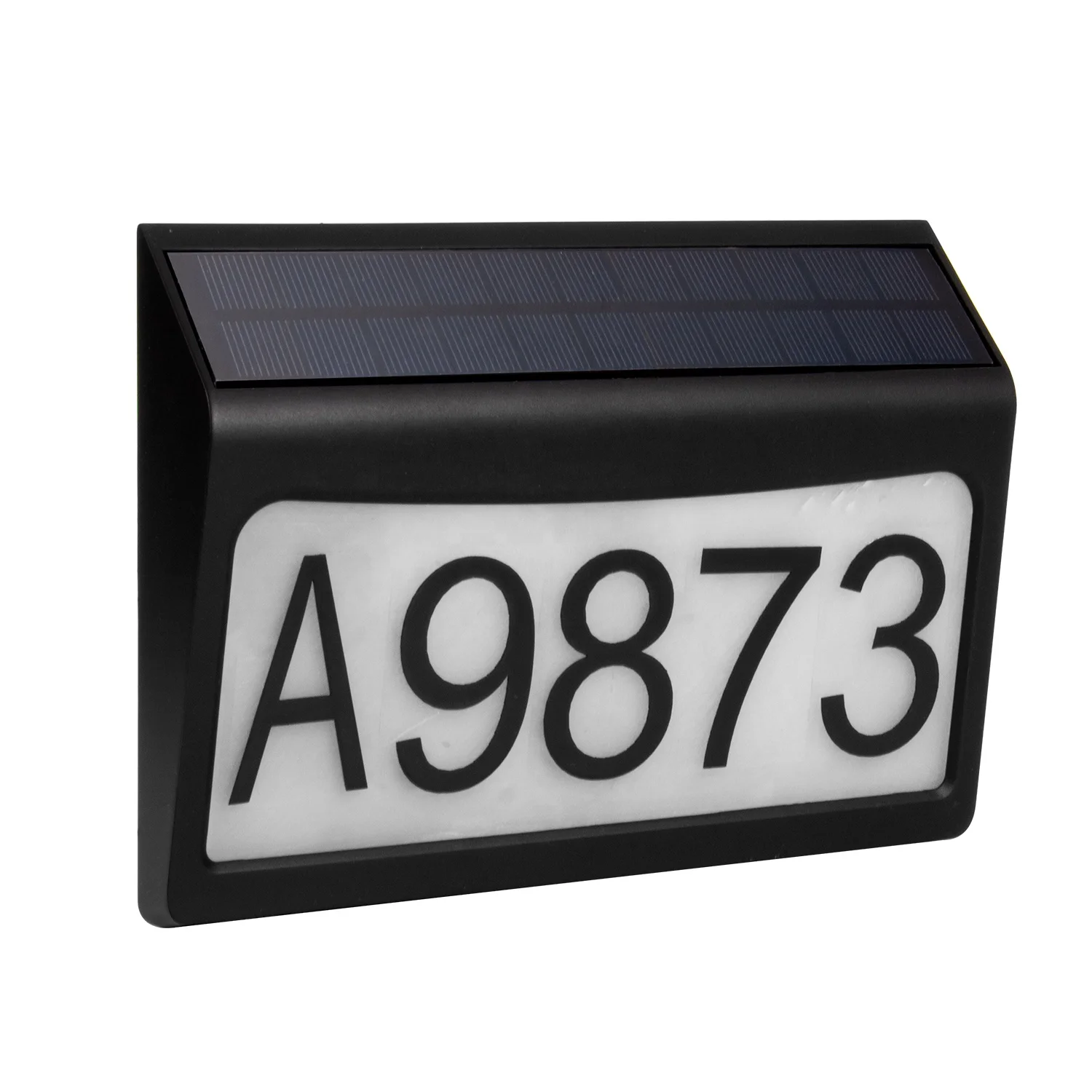 Solar Address Lights Solar LED Lighting Home Sign Plates IP 65 Waterproof Outdoor Solar Powered Address Digital Sign Lights