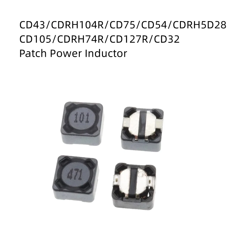 CD75 SMD силовой индуктор 7 8x7x5 мм 47UH 470 68UH 680 100uH 101 150Uh 151 220UH 221 330UH 331 470UH 471 680UH 681 1MH 102