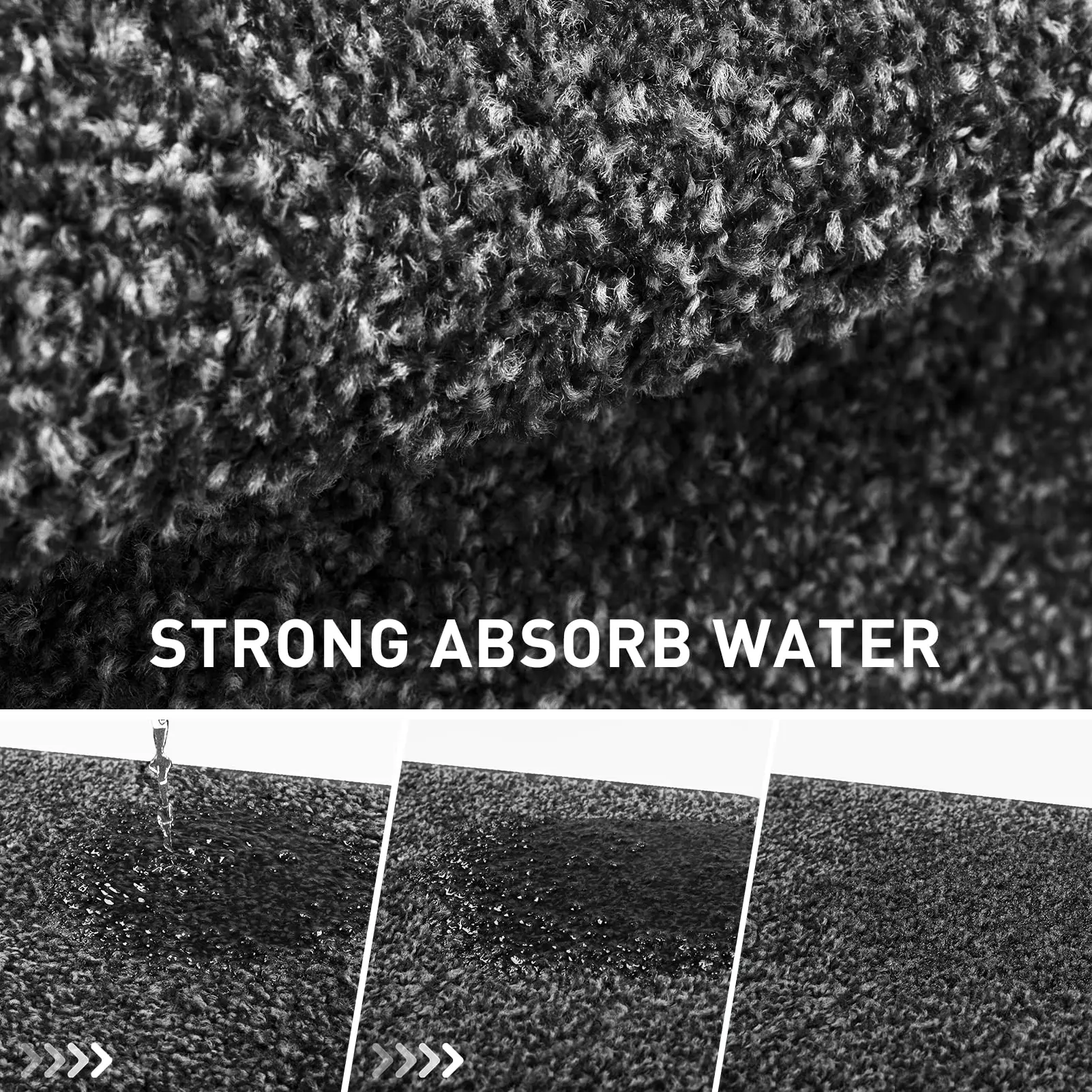 TaiFo PVC Rubber Backed Heavy Duty Classic red Cut Pile Door Mat