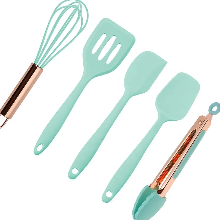 
wholesale kitchenware and cookware High Quality 5pcs set silicone kitchen tools kitchenware Kitchen Accessory baking tools 