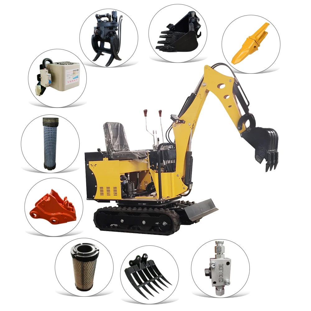 New Crawler Small Hydraulic Micro Mini Excavator Digger Machine Attachment For Sale