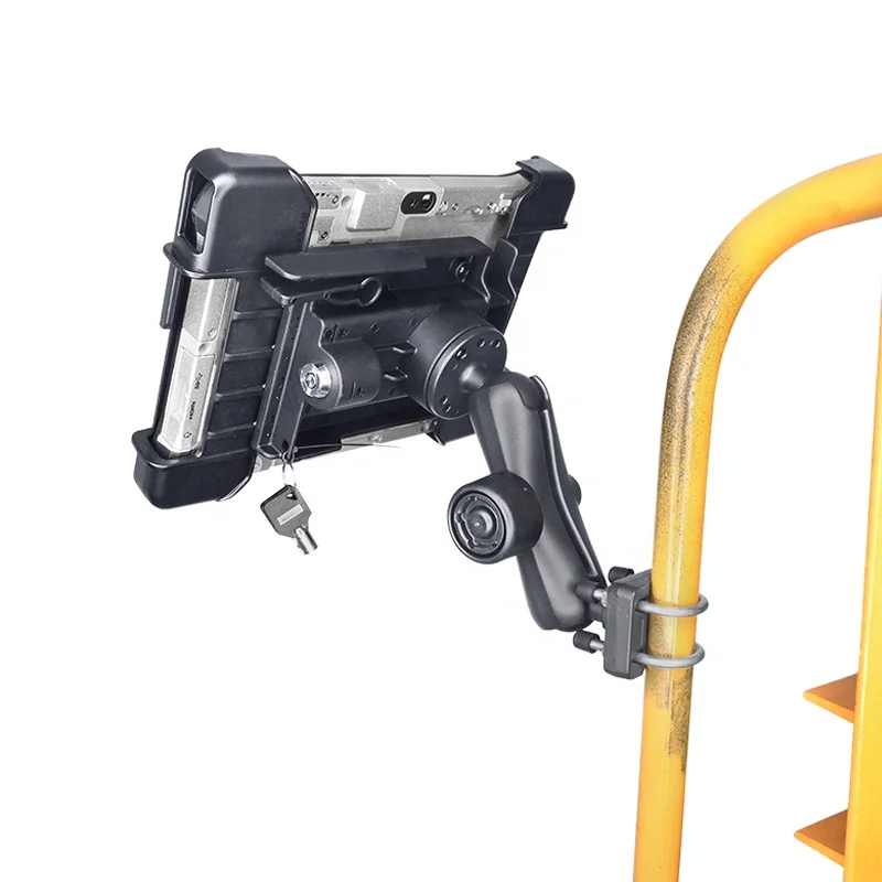 Anti-Theft Tablet Security Stand Table Mount Desktop Tablet Case Holder with Lock for Panasonic FZ-G2 tablet pc