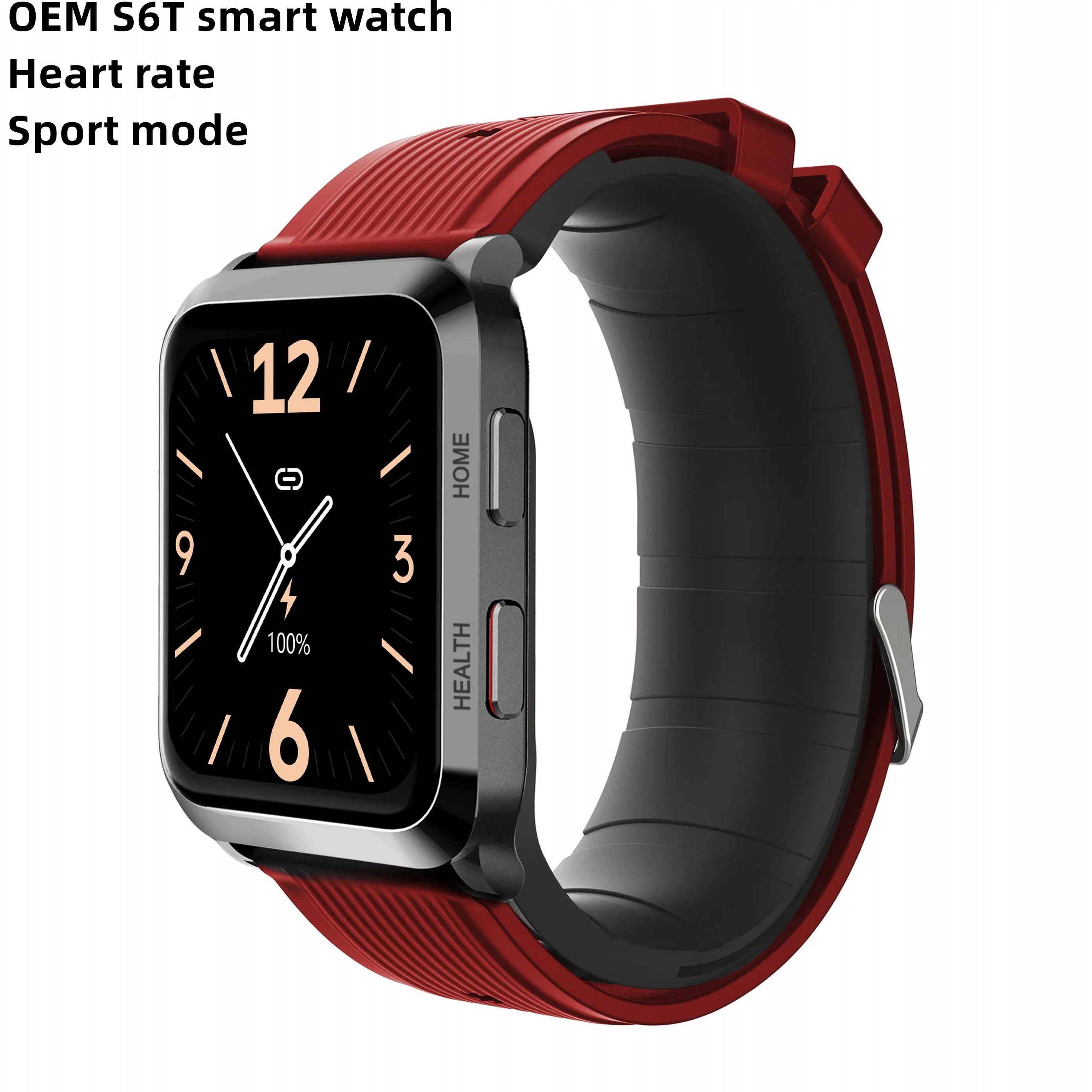 OEM S6T smart watch 2023 All touch screen sport fitness tracker Magnetic charger Heart rate monitor fashion relojes inteligentes
