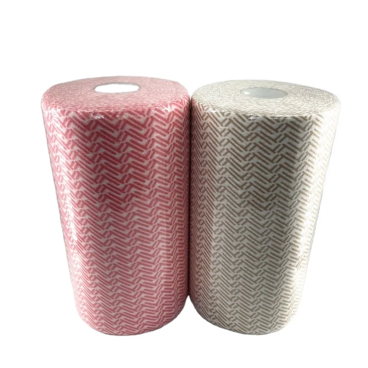Custom Design Eco-friendly glasses cleaning cloth spunlace nonwoven fabric dish washing cloth in rolls