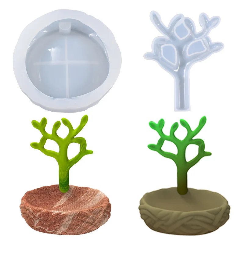 6518 Сделай Сам Хрустальная капля форма Креативная Елка бутон безделушка коробка для хранения силиконовая форма