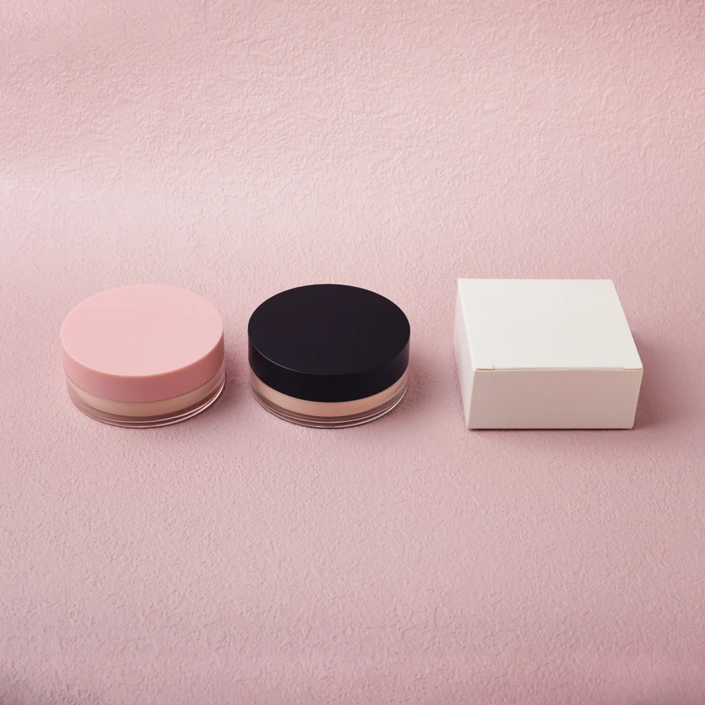 Newest makeup loose setting powders customized waterproof oil control makeup powder container loose powder
