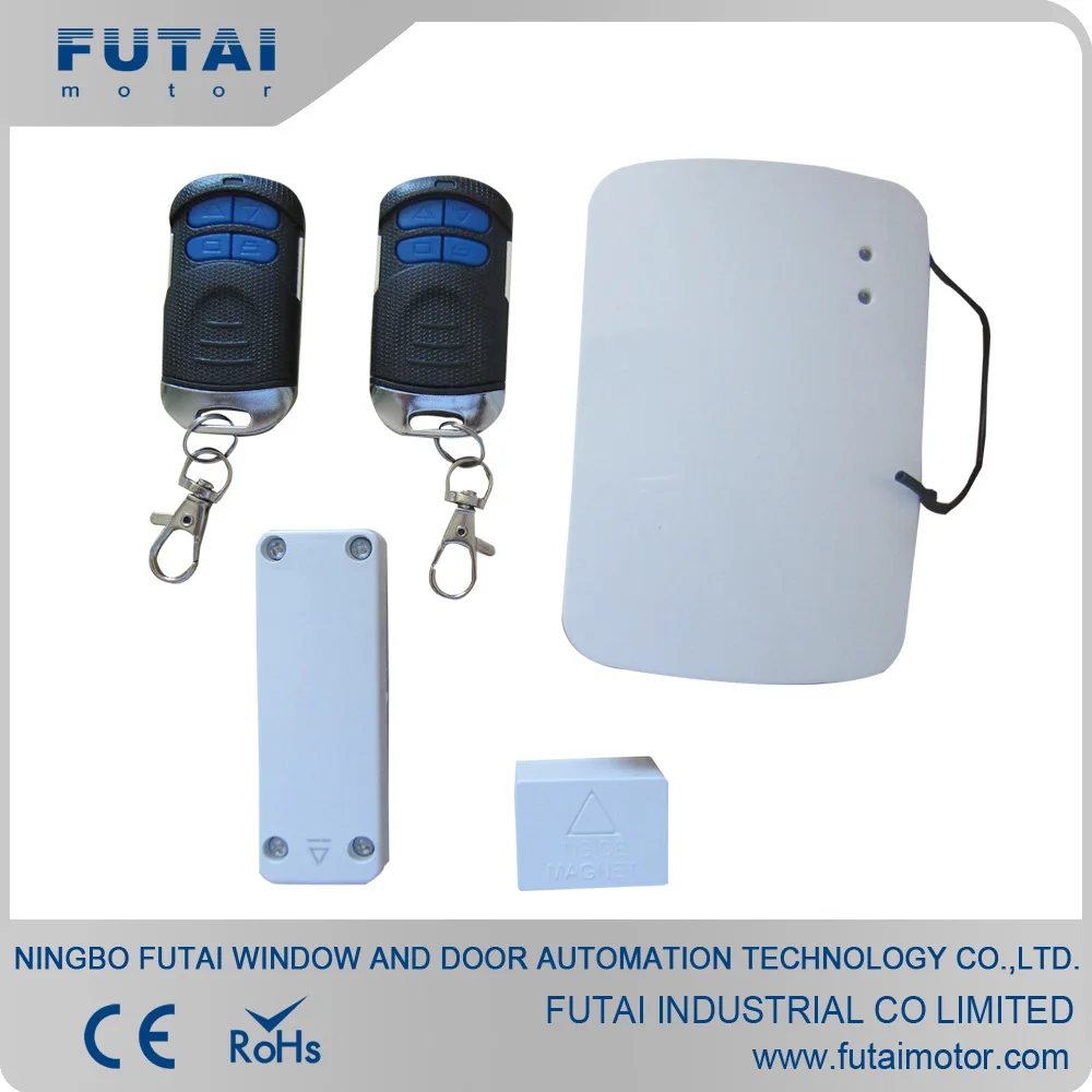 Rubber safety edge control unit for garage door