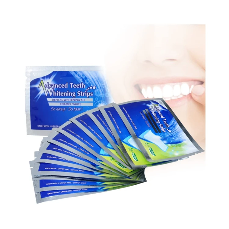 Non peroxide professional 3d natural teeth whitening strips