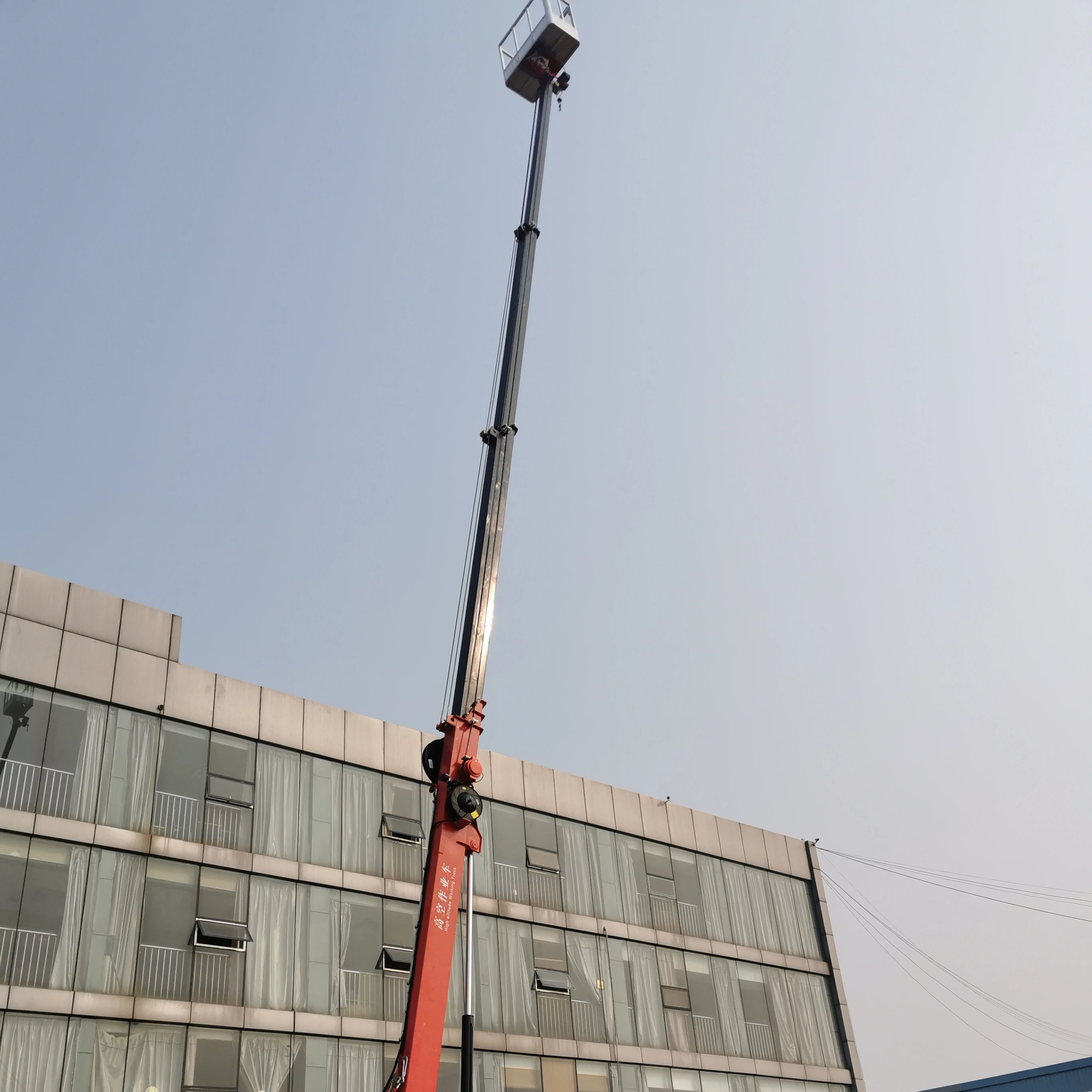 ladder lift truck ladder lift truck High-altitude Operation Trucks electric aerial platform hydraulic aerial lift Platforms