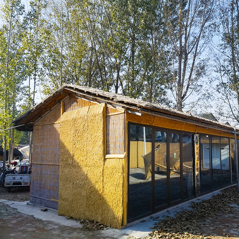 High-end customization Chinese building material Reed roof Natural Reed roof panels  Outdoor Reed roof tiles