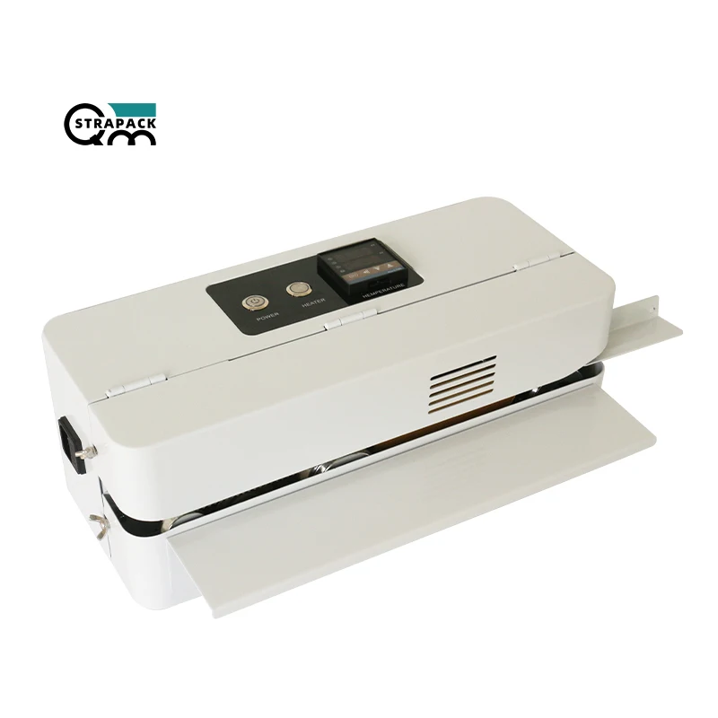 QMSTRAPACK 2024 QM-FRC510 Semi-Automatic Sealing Machine Electrically Driven Film Paper Bag Pouch Packaging Textiles Plastics
